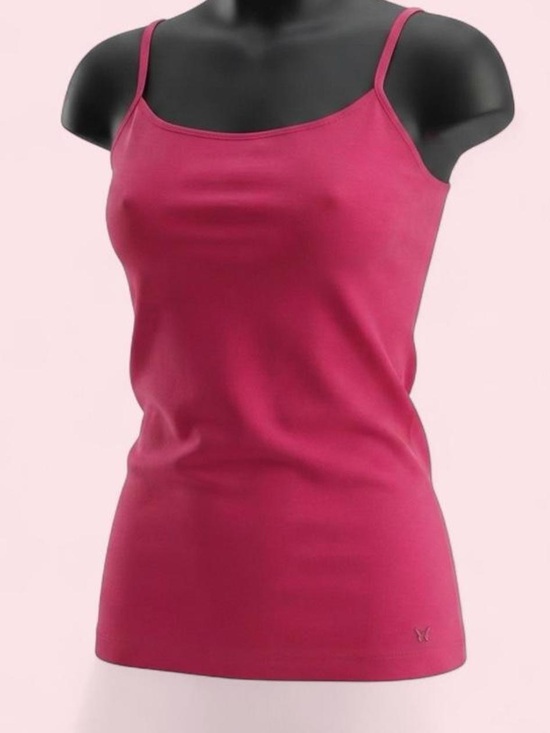 Aeropostale Tops - Aeropostale Y2K Butterfly Bright Pink Women's Stretch Cotton Camisole Tank